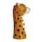 Hello Honey® 11" Multicolor Hand-Painted Decorative Stoneware Cheetah Vase